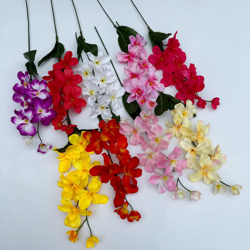 65CM Artificial silk flowers wholesale Artificial flower single branch orchid simulation flower wedding flower row guide home decoration hotel floral decoration fake flower fake plant wholesale artificial flower