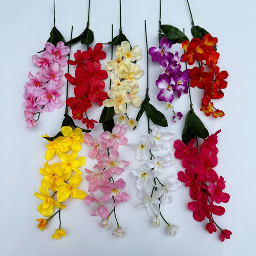 65CM Artificial silk flowers wholesale Artificial flower single branch orchid simulation flower wedding flower row guide home decoration hotel floral decoration fake flower fake plant wholesale artificial flower