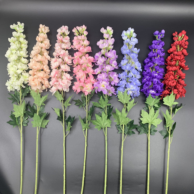 100CM Outdoor artificial flower simulation high-branched large violet silk flower swallow grass wedding top decoration home store soft decoration wholesale artificial flowers